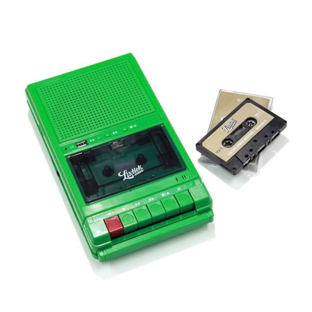 LIXTICK PORTABLE CASSETTE PLAYER with LIXTICK DINER MIXTAPE “EPSIODE8” by MURO for King of Diggin’