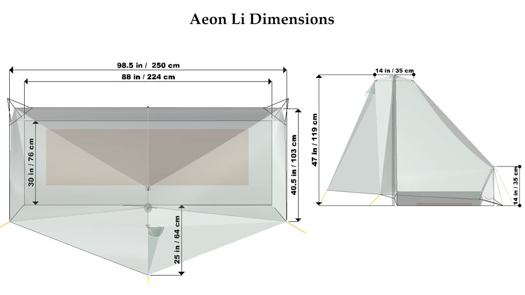 Aeon Li｜Tarptent（タープテント）｜OUTDOOR 201 | THE GROUND depot. ONLINESTORE